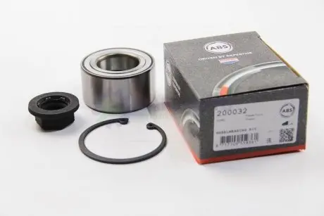 Підшипник маточини перед. Ford Fiesta/Fusion/Focus 98- (+ABS) A.B.S. 200032