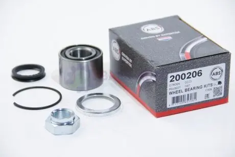 Подшипник ступицы задн. Citroen C2/C3 03- A.B.S. 200206