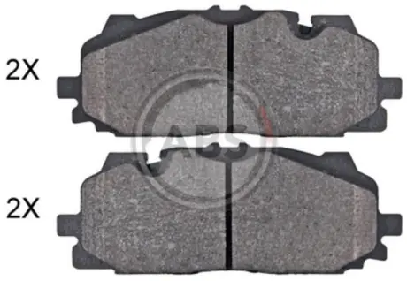 Колодка гальм. диск. передн. (ABS) A.B.S. 35125