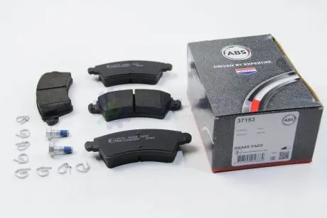 Гальмівні колодки перед. Peugeot 206/306 94- (Bosch) (130,9x52,2x18) A.B.S. 37153