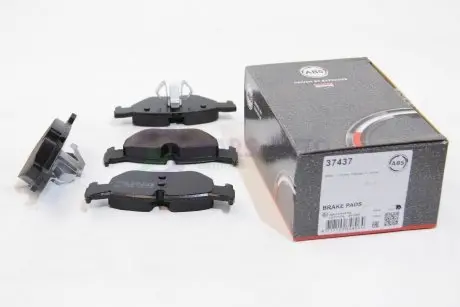 Тормозные колодки зад. BMW 3(E90)/1(E81) 04-13 (ATE) (123x43,6x17,3) A.B.S. 37437