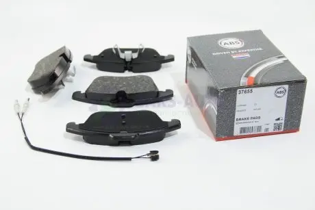 Колодка тормозов. диск. CITROEN C5 передн. (выр-во ABS) A.B.S. 37655