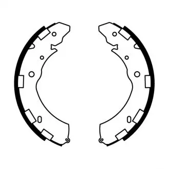 Тормозные колодки, барабанные ABE C05060ABE