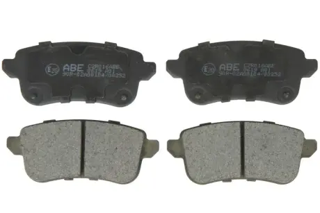 Гальмівні колодки, дискові ABE C2R016ABE