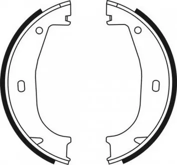 Тормозные колодки, барабанные ABE CRB001ABE