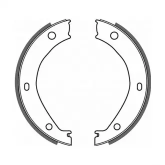 Тормозные колодки, барабанные ABE CRB002ABE