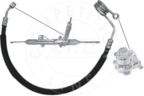 Шланг гідропідсилювача Audi A4/A6/VW Passat 1.9 TDI 95-05 AIC 57670