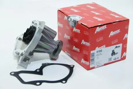 Водяной насос C-Max/Fiesta/Fusion/Focus 1.4/1.6i 95-12 AIRTEX 4104