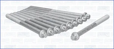 Комплект болтов ГБЦ DAEWOO NEXIA 1.5i (10шт) AJUSA 81004800