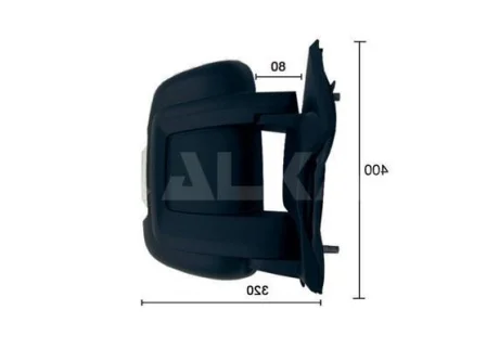 Дзеркало заднього виду Сitroen Jumper/Fiat Ducato/Peugeot Boxer 11- (R) (електро/підігрів/з повор.) ALKAR 9252922