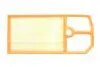 Фильтр воздушный VW Bora 1,4-1,6L 98-05, Golf 1,4-1,6L 97-06, Polo 1,4-1,6L 94-, New Beetle 98-, Skoda Octavia 1,4L 96- Альфа ALPHA FILTER AF1673 (фото 1)