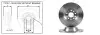 Диск тормозной пер (кратно2шт) VW TOURAN (5T1) (15-), SKODA KODIAQ (NS7,NV7,NS6) (16-) APPLUS APLUS 61470AP (фото 1)