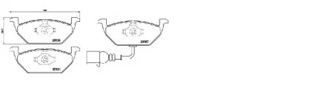 Колодка тормозная перед RENAULT MEGANE IV Grandtour (K9A/M/N_) (04/16-) APPLUS APLUS 71128BBAP