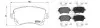 Колодка тормозная задн AUDI A6 (4F2, C6) (04/04-06/11) APPLUS APLUS 71137BAAP (фото 1)