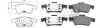 Колодка тормозная перед RENAULT LAGUNA II Grandtour (KG0/1_) (03/01-12/07) APPLUS APLUS 71141BAAP (фото 1)