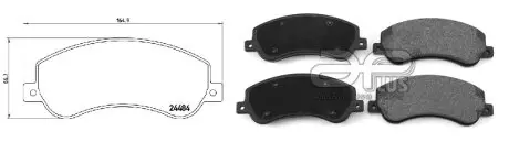 Колодка тормозная перед VW AMAROK Платформа/шасі (S1B, S6B, S7B) (09/11-) APPLUS APLUS 71171BAAP