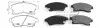 Колодка тормозная перед CHEVROLET CRUZE (J300) (05/09-) APPLUS APLUS 71186BAAP (фото 1)