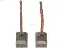 Щетки генератора (12V) (6.6x5.4x15) (угольные) AS OB9132S (фото 1)