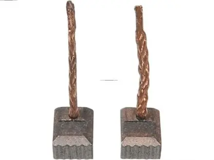 Щетки генератора (12V) (6.6x5.4x15) (угольные) AS OB9132S