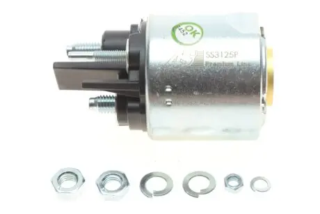 Реле стартера втягивающее (12V) Renault Kangoo 1.6 01-/Lada Largus 1.6 12- (PREMIUM LINE) AS SS3125P