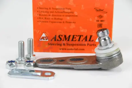 Опора шаровая (передняя/снизу) Audi 80/90 86-91 (+ГУ) Л. ASMETAL 10AU04