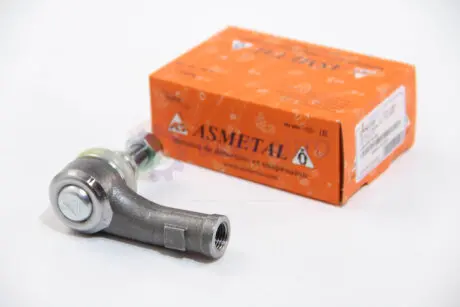 Наконечник рулевой тяги (R) Audi A3 96-03/Skoda Octavia 96-10/VW Golf IV 97-05 (L=75mm) (короткий) ASMETAL 17VW1235