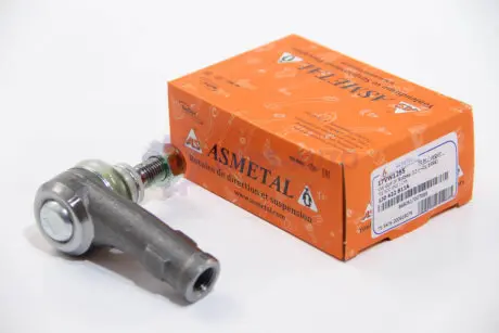 Наконечник рулевой тяги (L) Audi A3/Skoda Octavia/VW Golf IV 95-10 (L=75mm) (короткий) ASMETAL 17VW1255