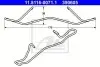Планка супорта (переднього) прижимна (к-кт) VW Caddy III 1.2-2.0TDI 04-15 (Teves) ATE 11811600711 (фото 1)