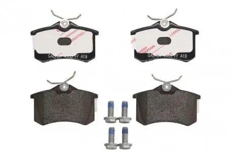 Колодки тормозные (задние) Audi/Seat/Skoda Fabia/Octavia/VW Caddy/Passat 96-/Renault Megane 97-03 (Lucas/TRW) ATE 13046027872