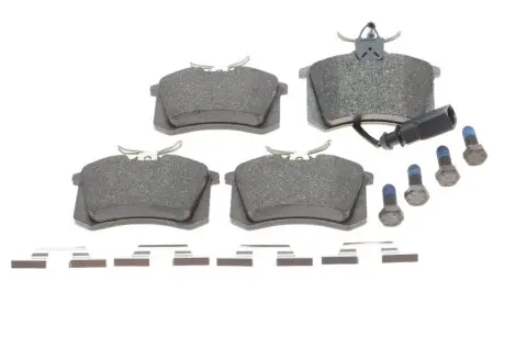 Колодки гальмівні (задні) Ford Galaxy 95-06/VW Sharan/Seat Alhambra 95-10/Ibiza 03-08 (+датчик) ATE 13046028592