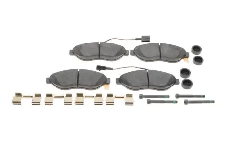 Колодки гальмівні (передні) Citroen Jumper/Fiat Ducato/Peugeot Boxer 06- (Brembo) (з датчиком) ATE 13046048072
