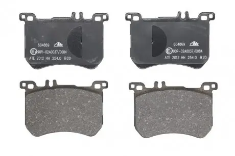 Колодки тормозные (передние) MB S-class (W222, V222, X222)/SL-class (R231) 12- (Brembo) ATE 13046048692