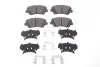 Колодки гальмівні (передні) Hyundai Elantra 10-/ i30 11-/ Kia Ceed 12- (Mando) (з аксесуарами) ATE 13046056452 (фото 1)