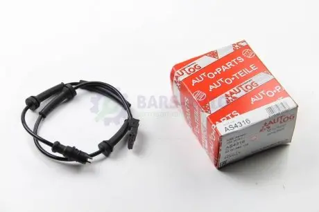 Датчик ABS Renault ESPACE IV,LAGUNA II,VEL SATIS 02- перед Л/Пр AUTLOG AS4316