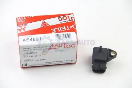 Датчик давления наддуву (3 конт.) MB A,C,E (W168/W202/W124/W210) 1.7D-3.4D 88- AUTLOG AS4891