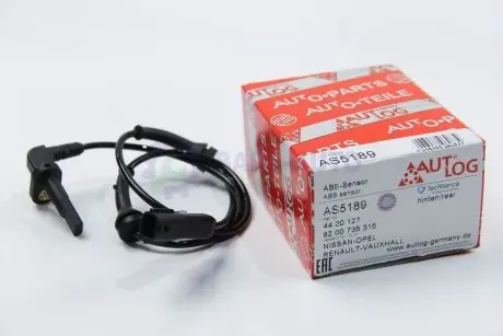 Датчик ABS Master/Movano 10- Задний AUTLOG AS5189