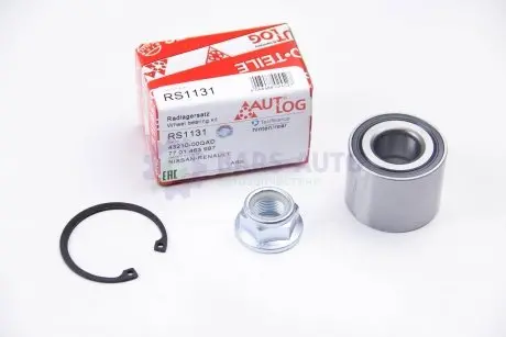 Підшипник маточини задн. Renault Kangoo 98- (-ABS) AUTLOG RS1131