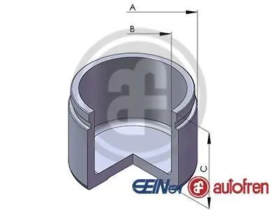 Поршеньок тормозного супорта перед Land Cruiser/Pajero 3.7-3.8 i/TD/DI-I 95- AUTOFREN D02595