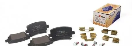 Колодки гальмівні (задні) VW Caddy 03- (6980.01) AUTOTECHTEILE 369 8001