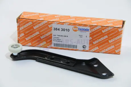 Ролик дверей (боковий/верхній) VW T5 (з кронштейном) (8302300090) AUTOTECHTEILE 384 3010