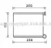 Радиатор печки салона Peugeot 308 1,4-1,6i 1,6 2,0HDI 07&gt;10/09, Citroen C3 Picasso 09&gt; AVA AVA COOLING CN6281 (фото 1)