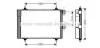 Радіатор кондиціонера CITROEN BERLINGO/ PEUGEOT PARTNER (AVA) AVA COOLING CNA5241D (фото 1)