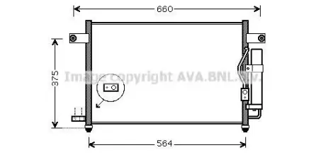 Радіатор кодиціонера CLEVER FIT AVA COOLING DW5049D