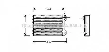 Теплообменник, Система отопление салона AVA COOLING FTA6242