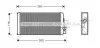 Радиатор печки MB 507D-814D 86- (AVA) AVA COOLING MS6188 (фото 1)