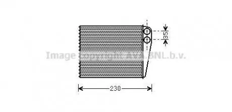 Радиатор печки салона MB A-class 169 B-class 245, Mini Clubman Cooper Counr AVA COOLING MSA6465