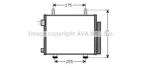 Радіатор кодиціонера CLEVER FIT AVA COOLING SZA5115D