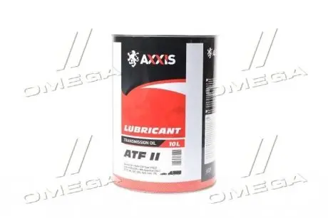 Масло трансмисс.(красное) ATF 2 (Канистра 10л) Axxis Ax-1010