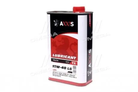 Масло моторн. TRUCK 15W-40 LS SHPD (Канистра 1л) Axxis AX-2046