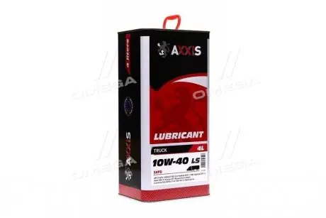 Масло моторн. TRUCK 10W-40 LS SHPD (Канистра 4л) Axxis AX-2051